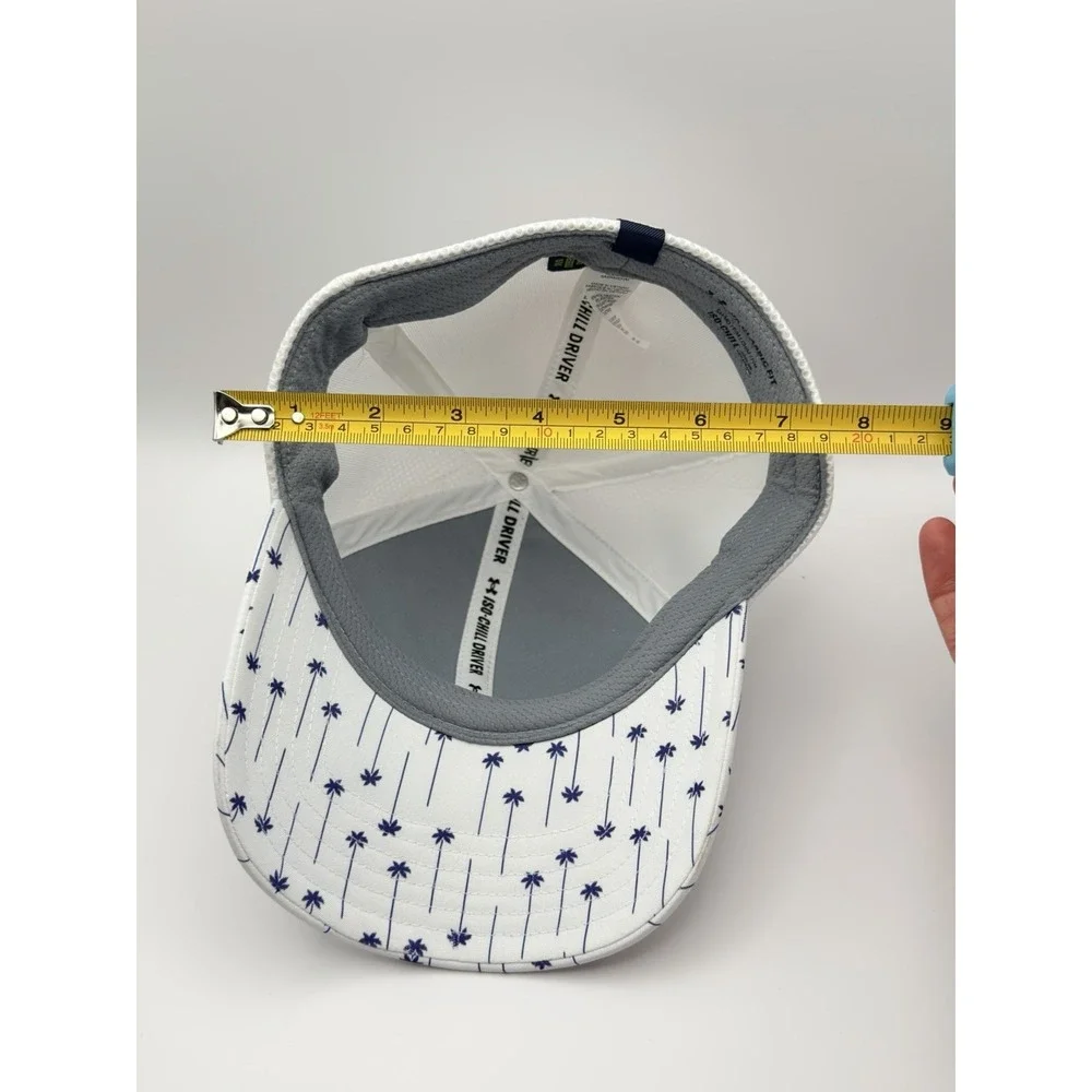 Under Armour Golf Iso Chill Graphic Print Fitted Golf Cap Palm Trees Small